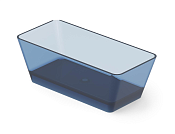 Dea Design Modern Ванна из Glasstech отдельностоящая 170x78 см, цвет: royal blue DD8603 1700 R7