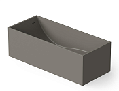 Dea Design Modern Ванна из Solid Surface отдельностоящая 158x68 см, цвет: grey DD8607 1580 3