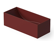 Dea Design Modern Ванна из Solid Surface отдельностоящая 170x72 см, цвет: red wine DD8607 1700 17
