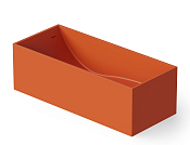 Dea Design Modern Ванна из Solid Surface отдельностоящая 170x72 см, цвет: orange DD8607 1700 7