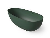Dea Design Modern Ванна из Solid Surface отдельностоящая 150x76 см, цвет: dark green DD8608 1500 11