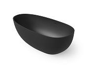 Dea Design Modern Ванна из Solid Surface отдельностоящая 170x87 см, цвет: black DD8608 1700 16