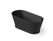 Dea Design Shadow Ванна из Solid Surface отдельностоящая 150x68 см, цвет: black DD8609 1500 16
