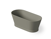 Dea Design Shadow Ванна из Solid Surface отдельностоящая 150x68 см, цвет: light grey DD8609 1500 4