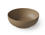 Dea Design Round Ванна из Solid Surface отдельностоящая 150x150 см, цвет: light camel DD8610 1500 2