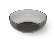 Dea Design Round Ванна из Glasstech отдельностоящая 150x150 см, цвет: smoky black DD8610 1500 R4