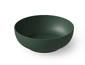 Dea Design Round Ванна из Solid Surface отдельностоящая 190x190 см, цвет: dark green DD8610 1900 11