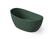 Dea Design Elegant Ванна из Solid Surface отдельностоящая 163x85 см, цвет: dark green DD8611 1630 11