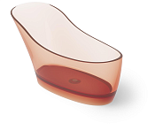 Dea Design Elegant Ванна из Glasstech отдельностоящая 169x75 см, цвет: brown copper DD8613 1690 R9