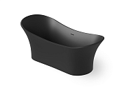 Dea Design Elegant Ванна из Solid Surface отдельностоящая 175x75 см, цвет: black DD8614 1750 16