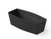 Dea Design Soul Ванна из Solid Surface отдельностоящая 170x78 см, цвет: black DD8618 1700 16
