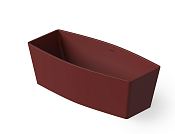 Dea Design Soul Ванна из Solid Surface отдельностоящая 170x78 см, цвет: red wine DD8618 1700 17