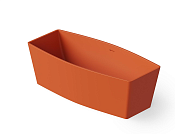 Dea Design Soul Ванна из Solid Surface отдельностоящая 170x78 см, цвет: orange DD8618 1700 7