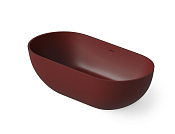 Dea Design Shadow Ванна из Solid Surface отдельностоящая 140x70 см, цвет: red wine DD8619 1400 17