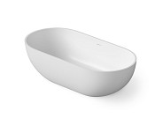 Dea Design Shadow Ванна из Solid Surface отдельностоящая 155x77 см, цвет: white DD8619 1550 18