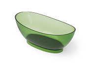Dea Design Elegant Ванна из Glasstech отдельностоящая 155x78 см, цвет: emerald DD8620 1550 R3