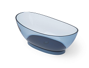 Dea Design Elegant Ванна из Glasstech отдельностоящая 155x78 см, цвет: royal blue DD8620 1550 R7