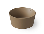 Dea Design Round Ванна из Solid Surface отдельностоящая 130x130 см, цвет: light camel DD8626 1300 2