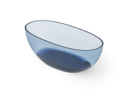 Dea Design Nature Ванна из Glasstech отдельностоящая 155x75 см, цвет: royal blue DD8628 1550 R7