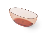 Dea Design Nature Ванна из Glasstech отдельностоящая 155x75 см, цвет: brown copper DD8628 1550 R9