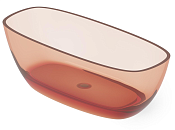 Dea Design Soul Ванна из Glasstech отдельностоящая 170x72 см, цвет: brown copper DD8630 1700 R9