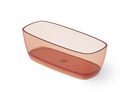 Dea Design Soul Ванна из Glasstech отдельностоящая 170x72 см, цвет: brown copper DD8632 1700 R9