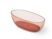 Dea Design Nature Ванна из Glasstech отдельностоящая 170x80 см, цвет: brown copper DD8647 1700 R9