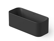Dea Design Soul Ванна из Solid Surface отдельностоящая 170x70 см, цвет: black DD8658 1700 16