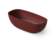 Dea Design Modern Ванна из Solid Surface отдельностоящая 180x85 см, цвет: red wine DD8666 1800 17