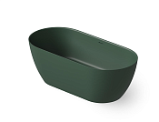 Dea Design Edge Ванна из Solid Surface отдельностоящая 150x75 см, цвет: dark green DD8670 1500 11