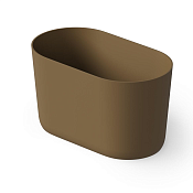 Dea Design Single Ванна из Solid Surface отдельностоящая 135x75 см, цвет: dark camel DD8673 1350 1