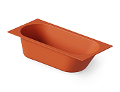 Dea Design Ease Ванна из Solid Surface, встраиваемая 170x75 см, цвет: orange DD8676 1700 7