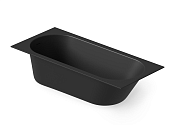 Dea Design Ease Ванна из Solid Surface, встраиваемая 180x80 см, цвет: black DD8676 1800 16