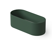 Dea Design Stripes Ванна из Solid Surface отдельностоящая 171x72 см, цвет: dark green DD8801 1710 11