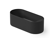 Dea Design Stripes Ванна из Solid Surface отдельностоящая 171x72 см, цвет: black DD8801 1710 16