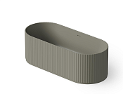 Dea Design Stripes Ванна из Solid Surface отдельностоящая 170x72 см, цвет: light grey DD8803 1700 4