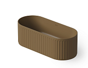Dea Design Stripes Ванна из Solid Surface отдельностоящая 170x72 см, цвет: dark camel DD8804 1700 1