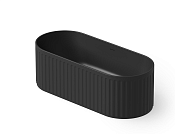 Dea Design Stripes Ванна из Solid Surface отдельностоящая 170x72 см, цвет: black DD8804 1700 16