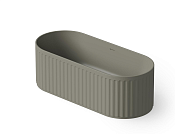 Dea Design Stripes Ванна из Solid Surface отдельностоящая 170x72 см, цвет: light grey DD8804 1700 4