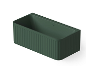 Dea Design Stripes Ванна из Solid Surface отдельностоящая 160x80 см, цвет: dark green DD8805 1600 11