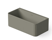 Dea Design Stripes Ванна из Solid Surface отдельностоящая 160x80 см, цвет: light grey DD8805 1600 4