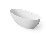 Dea Design Edge Ванна из Solid Surface отдельностоящая 130x76 см, цвет: white DD8908 1300 18