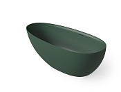 Dea Design Edge Ванна из Solid Surface отдельностоящая 150x76 см, цвет: dark green DD8908 1500 11