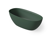 Dea Design Edge Ванна из Solid Surface отдельностоящая 130x70 см, цвет: dark green DD8928 1300 11