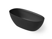 Dea Design Edge Ванна из Solid Surface отдельностоящая 140x72 см, цвет: black DD8928 1400 16