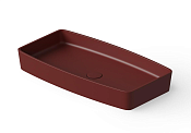 Dea Design Раковина чаша 68x36x9,5h см, Solid Surface, цвет: red wine DD9001 680 17
