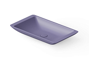 Dea Design Раковина чаша 60x35x9h см, Solid Surface, цвет: lilac DD9002 600 14