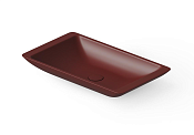 Dea Design Раковина чаша 60x35x9h см, Solid Surface, цвет: red wine DD9002 600 17