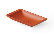 Dea Design Раковина чаша 60x35x9h см, Solid Surface, цвет: orange DD9002 600 7