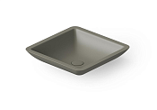 Dea Design Раковина чаша 42,5x42,5x10,5h см, Solid Surface, цвет: light grey DD9003 425 4